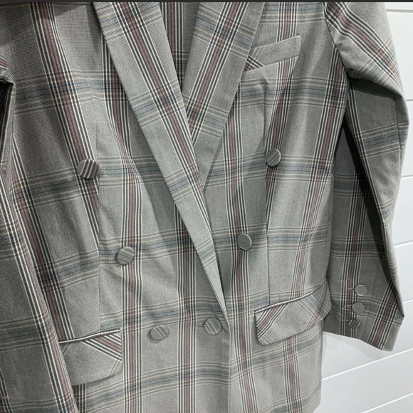 CAbi #5470 Sleuth Blazer Jacket Plaid Womens Size 4 Ex gently worn condition - Picture 4 of 6